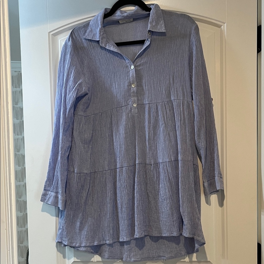 Lovestitch Light Blue Striped Shirt
